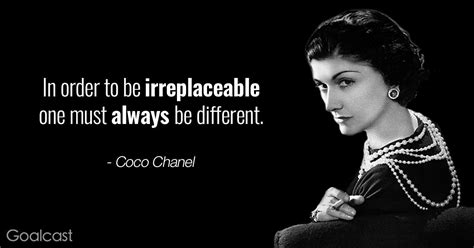 chanel quotes always be different|coco Chanel inspirational quotes.